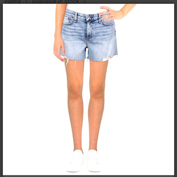 rag & bone Pants - Rag and Bone Dre Denim Cutoff Shorts